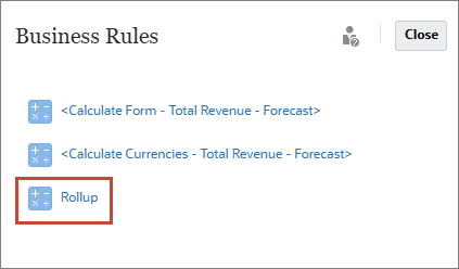 Business Rules prompt
